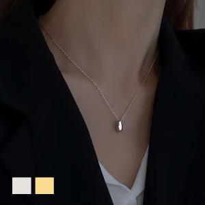ネックレス レディース しずく 雫 シンプル ステンレス シルバー ゴールド 30代 40代 女性 おしゃれ カジュアル 人気 ポイント利用