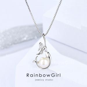MIKIMOTO（ミキモト） リボン 一粒 パール ネックレス K18 18金