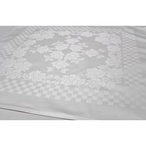 日本製 ワイントーション テーブルナプキン 綿100％ 51×51 朱子無地 (市松薔薇, 3枚)