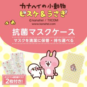 カナヘイ マスク付き抗菌マスクケース