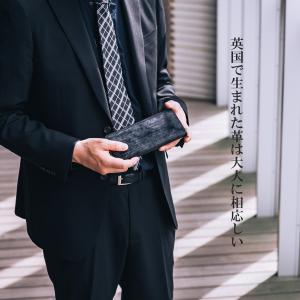 長財布 メンズ ブライドルレザー 本革 財布 ...の詳細画像5