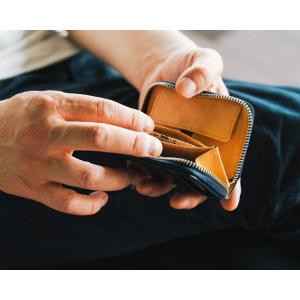 ミニ財布 メンズ 本革 イタリアンレザー 革 ...の詳細画像5