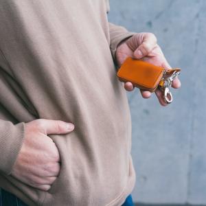 キーケース スマートキーケース 栃木レザー メ...の詳細画像4