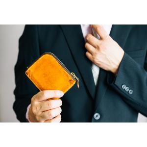 ミニ財布 メンズ レディース L字ファスナー ...の詳細画像4