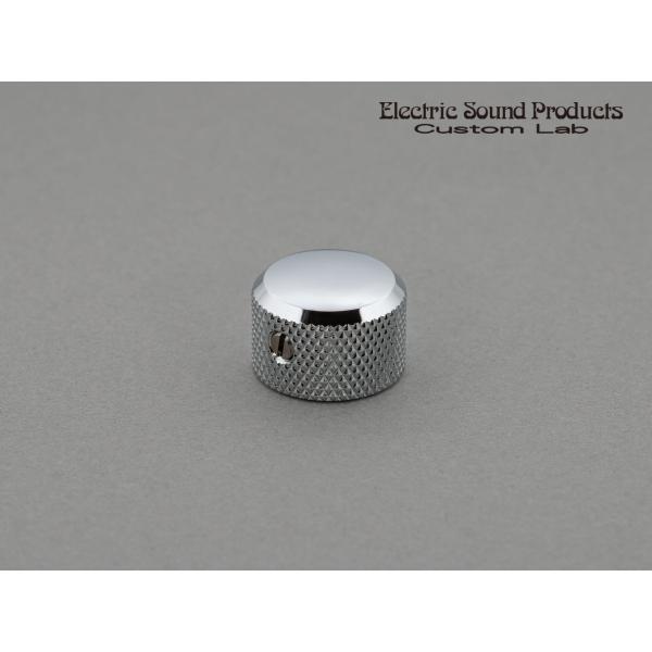 EVK-2LO Metal Knob Low Profile Modern CHROME