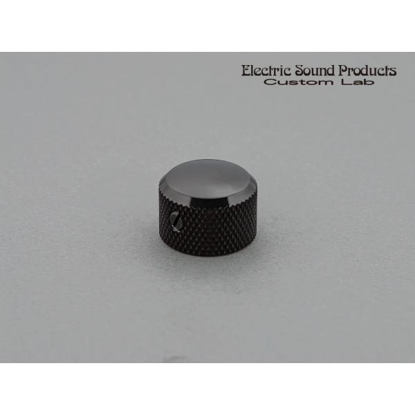 EVK-2LO Metal Knob Low Profile Modern BLACK