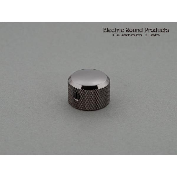 EVK-2LO Metal Knob Low Profile Modern BLACK NICKEL