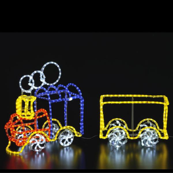 LEDチューブライトトレイン2車両 クリスマス イルミネーション WG-23499