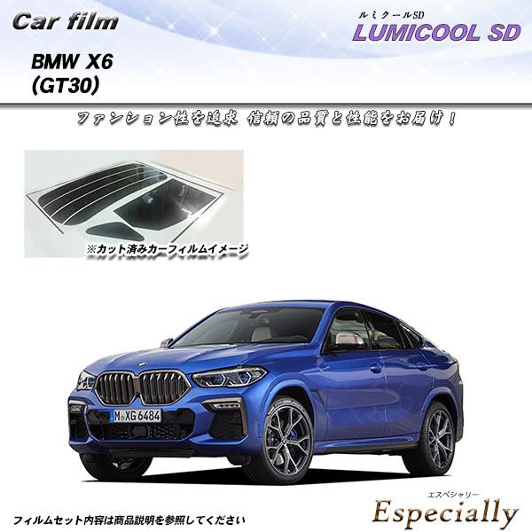 BMW X6 (GT30) ルミクールSD カット済みカーフィルム リアセット