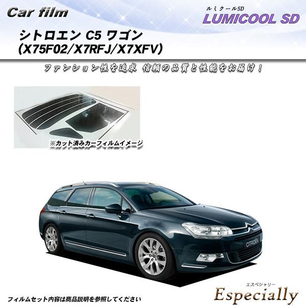 シトロエン C5 ワゴン (X75F02/X7RFJ/X7XFV) ルミクールSD カット済みカーフ...