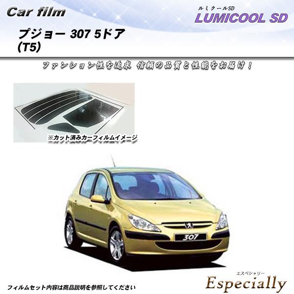 プジョー 307 5ドア (T5) ルミクールSD カット済みカーフィルム リアセット