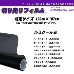 Smork ルミクールSD 60cm×107cm サイズカット カーフィルム 断熱