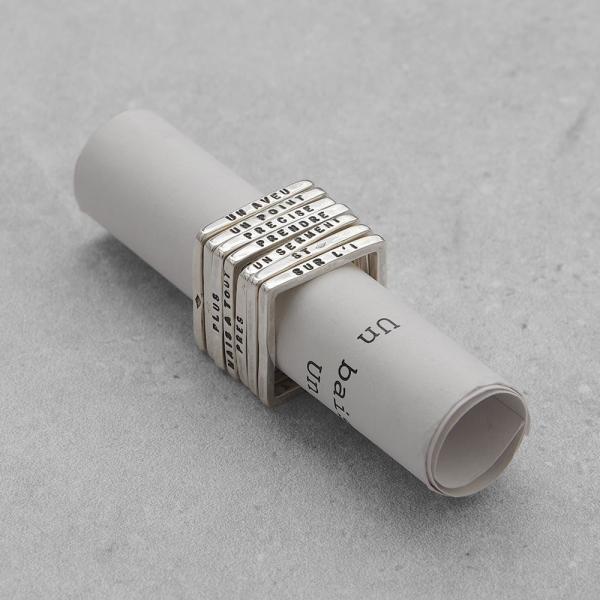 SERGE THORAVAL |  Un baiser 接吻 リング(R15 0001/SILVER...