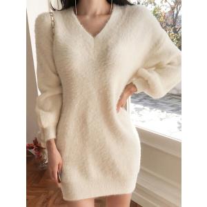 ふわふわニットワンピの商品一覧 通販 Yahoo ショッピング