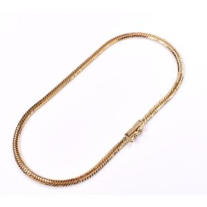 18金 喜平アンクレット 8面トリプル 10g 24cm ゴールド メンズ