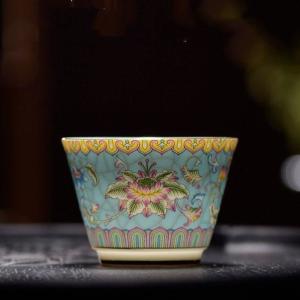 景徳鎮 手つくり茶杯セット 天目茶碗 セラミック 茶器 工夫茶器 品茶杯