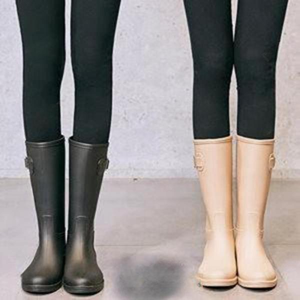 レディース ロングブーツ 雨靴 ロング丈 シューズレインシューズ レインブーツ 滑り止め 防水 梅雨...