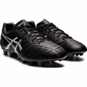 アシックス asics DS ライトクラブ 1103A074 001 ブラック/ピュアシルバー メンズ レディース スパイク シューズ サッカー 靴 土 天然芝 人工芝 部活｜esports