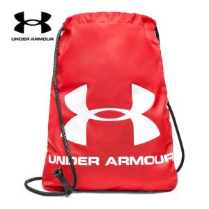 アンダーアーマー UNDER ARMOUR オージー サックパック 1240539 603 レッド/レッド メンズ レディース スポーツバッグ トレーニング ジムサック ナップサック｜esports