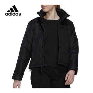 アディダス adidas W BSC パデッドジャケット SX038 HG8757 ブラック レディース アウター フルジップ ジャケット スポーツウェア トレーニング タウンユース｜esports