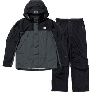 ヘリーハンセン HELLY HANSEN ヘリーレインスーツ HOE12150 CK カーボロネロ×ブラックオーシャン メンズ  ジャケット パンツ 上下セット