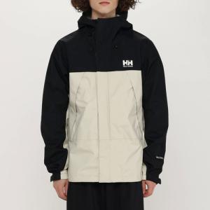 ヘリーハンセン HELLY HANSEN スカンザライトジャケット HOE12272 オートミール×ブラック メンズ  ジャケット アウター アウトドア 山 雨