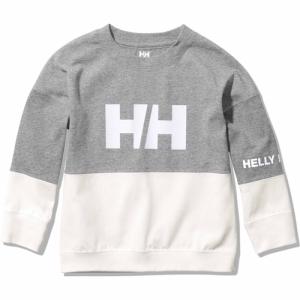 ヘリーハンセン HELLY HANSEN ロングスリーブ フットボールティー HJ32257 Z ミックスグレー  長袖Tシャツ 子供 ジュニア ツートン