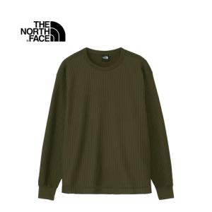 ノースフェイス THE NORTH FACE ロングスリーブウォームワッフルクルー NT62032 NT ニュートープ メンズ  長袖 ロンT トップス カットソー