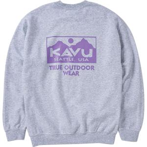 カブー KAVU トゥルーロゴ スウェット 19821729 アッシュ メンズ 長袖 トレーナー トップス カジュアルウェア アウトドアウェア
