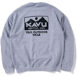 カブー KAVU トゥルーロゴ スウェット 19821729 SportsGrey スポーツグレー メンズ レディース 長袖 トレーナー ロゴティー シンプル アウトドア キャンプ