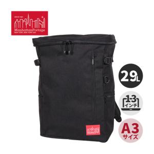 マンハッタンポーテージ Manhattan Portage ネイビー ヤード バックパック LG MP2231L ブラック 通勤 通学 旅行 リュック 鞄 シンプル タウンユース 大容量｜esports