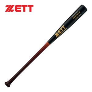 ゼット ZETT 一般 軟式 木製 バット プロステイタス 84cm BWT30284 3719SA ウスダーク×ブラック メンズ レディース 軟式野球 木製バット 野球｜esports