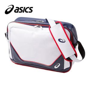 アシックス asics エナメルシヨルダーバッグ26 3033A190 100 ブリリアントホワイト スポーツバッグ 鞄  ショルダーバッグ｜esports