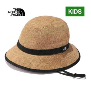ザ・ノース・フェイス キッズ ハイクハット NNJ02308 NA ナチュラル 春夏モデル 帽子 ハット 日よけ アウトドア キャンプ レジャー デイリーユース UV 子供