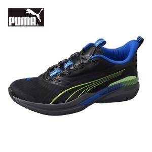 プーマ PUMA ハイパードライブプロフォーム スピード 378381 02 ブラック/ライム/ダークグレー メンズ レディース 2023春夏モデル ランニングシューズ マラソン｜esports