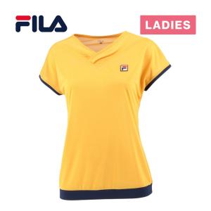FILA（フィラ） アップリケTシャツ VL2586 37 ライトイエロー