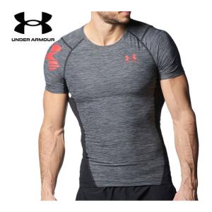 アンダーアーマー UNDER ARMOUR ヒートギアアーマー ショートスリーブシャツ ノベルティ 1378351 035 スチール メンズ 半袖 インナー コンプレッション シャツ｜esports