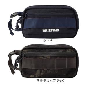 ★5/24-5/31 10%OFFクーポン★ ブリーフィング BRIEFING ターフ ダブル ジップポーチ 1000D BRG231G44 ゴルフ ラウンド 小物入れ 日本正規品 2023年 プレゼント｜esports