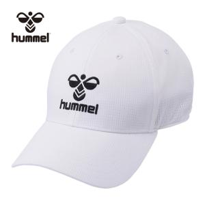 ヒュンメル hummel ベーシックキャップ HFA4095 10 ホワイト メンズ レディース スポーツキャップ 帽子 紫外線対策 トレーニングウェア｜esports