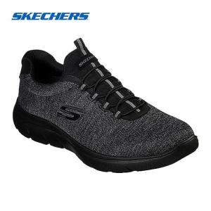 スケッチャーズ SKECHERS サミット フォートン 52813W BBK ブラック メンズ スニーカー ウォーキング カジュアルシューズ スポーツ 靴 バンジーコード ワイド｜esports