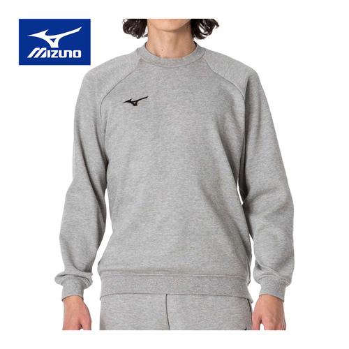 ミズノ MIZUNO スウェットクルー 32MCA175 05 グレー杢 メンズ レディース トレー...