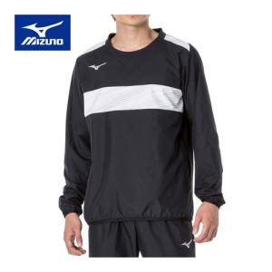 ミズノ MIZUNO ピステシャツ P2MEA300 09 ブラック メンズ レディース サッカーウェア 長袖シャツ プルオーバー トレーニング 移動着 トップス  シャツ｜esports