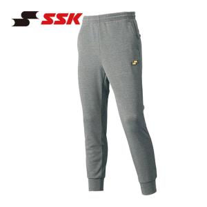 エスエスケイ SSK ウォームアップパンツ DRF022P 01 グレ杢 メンズ レディース 防寒 野球ウェア スウェットパンツ ロングパンツ 野球 トレーニングウェア｜esports