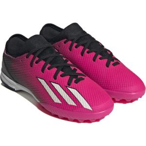 アディダス adidas エックス スピードポータル.3 TF J LSE12 GZ2465 ピンク/ゼロメット/ブラック キッズ サッカーシューズ ターフ用 靴 くつ ジュニア サッカー｜esports