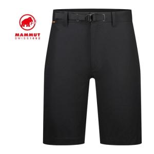 マムート MAMMUT アクティブ ソフトシェル セットアップ ショーツ アジアンフィット 1023-00810 0001 ブラック メンズ パンツ ショートパンツ ハーフパンツ｜esports