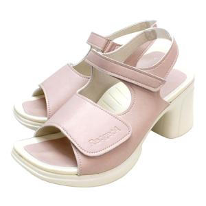 リゲッタ Re：getA バックベルト付きローリングヒールサンダル RW1002 PNK ピンク レディース ビジネスシューズ ナースシューズ パンプス シンプル 歩きやすい｜esports