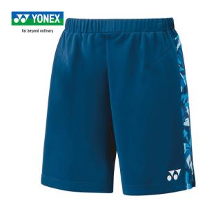 ヨネックス YONEX メンズニットハーフパンツ 15141 170 ミッドナイト メンズ 短パン 半ズボン テニスウェア バドミントン 試合 練習 ボトムス パンツ｜esports