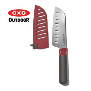 オクソーアウトドア OXO OUTDOOR サントクナイフ カバー付 14cm 9108500 包丁 三徳 ステンレス バーベキュー キャンプ｜esports