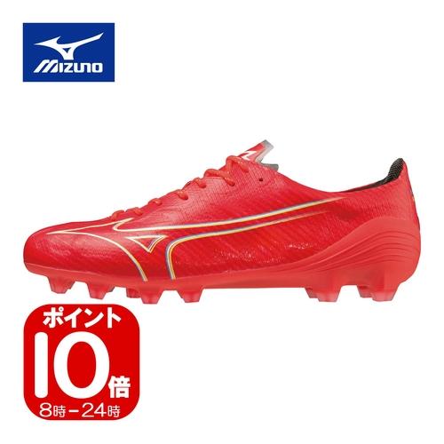 ミズノ MIZUNO ミズノアルファ ELITE P1GA2362 64 コーラル×ホワイト×ボルト...