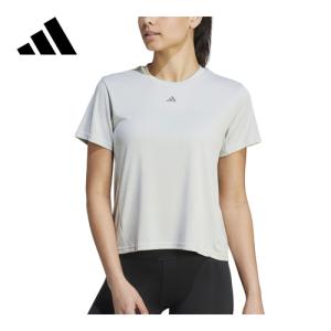 アディダス adidas W HIIT HR SC Tシャツ EDQ16 IM2635 ワンダーシルバー レディース 2023秋冬モデル おしゃれランナー runアパレル 半袖Tシャツ ジム｜esports